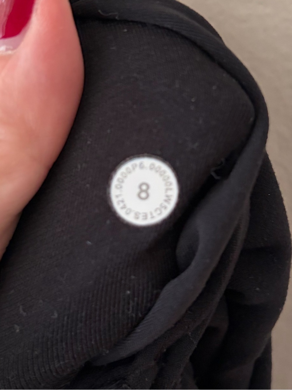 20. Size 8 LULULEMON Black Align Leggings - Picture 3 of 4